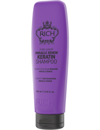 RICH Pure Luxury MIRACLE RENEW KERATIN Atjaunojošs CC šampūns 250ml