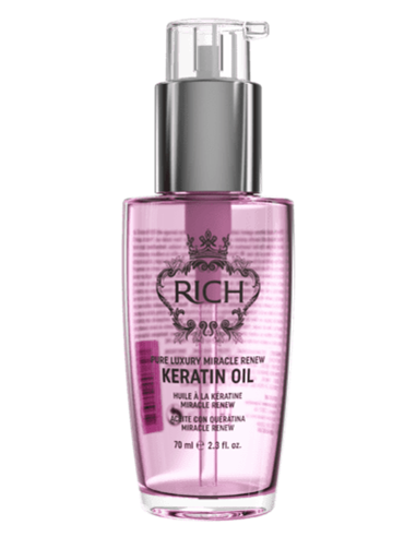 RICH Pure Luxury MIRACLE RENEW KERATIN Atjaunojoša keratīna eļļa 70ml