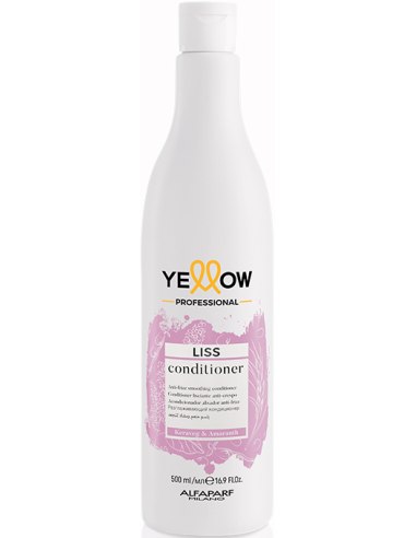 YELLOW LISS nogludinošs kondicionieris ar anti-frizz efektu ideāli gludiem matiem 500ml