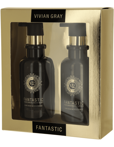 FANTASTIC Dark musk & Cedarwood hand soap + hand lotion set 2*300ml