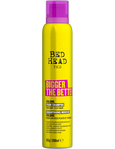 TIGI BED HEAD - BIGGER THE BETTER - Шампунь-пенка для объема тонких волос 200мл