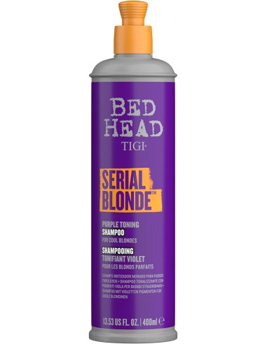 TIGI BED HEAD - SERIAL BLONDE - Purple Shampoo for Cool Blonde Hair 400ml