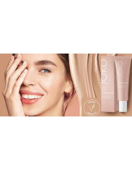 JOKO SKIN JOY Tonālais krēms | 04N Honey ilgnoturīgam- mitrinošam dabiska grima efektam 30ml