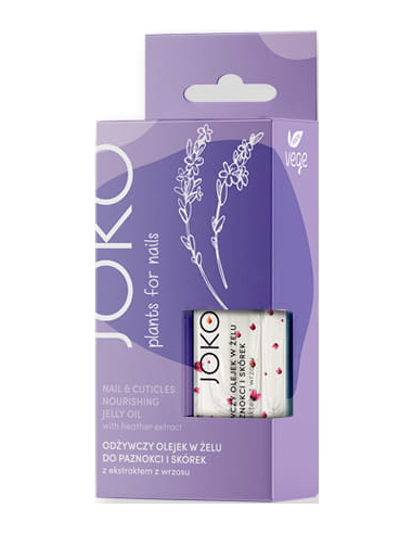 JOKO PLANTS FOR NAILS Nourishing gel oil for nails and cuticles with heather extract 11ml