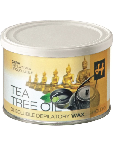 HOLIDAY SPECIAL FLAVOURS Depilatory wax (tea tree oil/titanium dioxide) 400ml