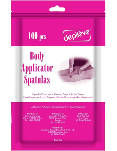 DEPILEVE Body Aplicator Spatulas 100psc