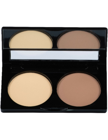 SLA PARIS Shadow & Light face contouring palette - Medium/Olive Skins Комплект для моделирования контура лица