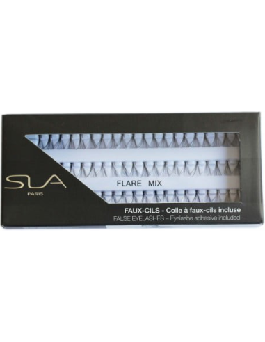 SLA PARIS False eyelashes black