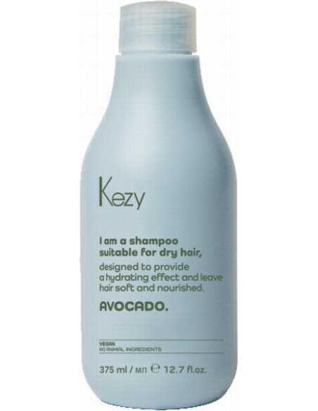 KEZY Komplekts sausu matu kopšanai AVOCADO (Šampūns 385ml + Eļļa 100ml)