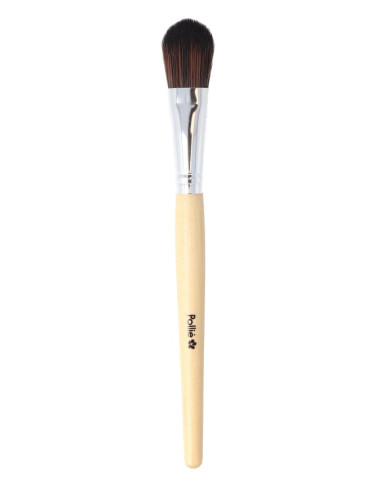 Brush for applying masks, synthetic bristles 30mm, wooden handle