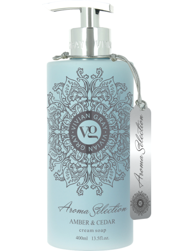 Aroma Selection Cream-soap amber / cedar 400ml