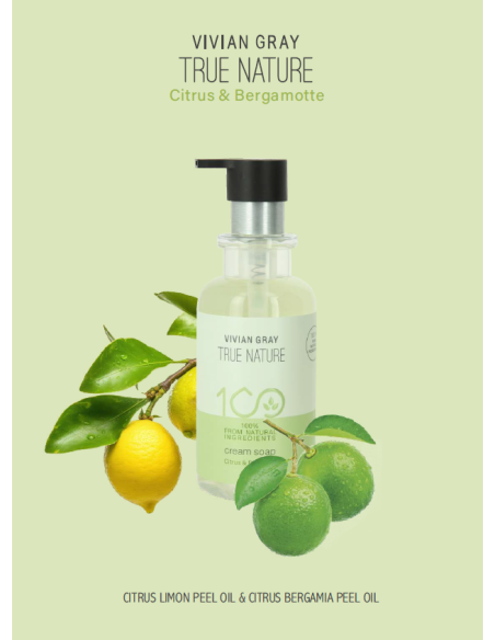 TRUE NATURE Krēms rokām (Citrusaugļi un Bergamote) 75ml