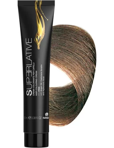 SUPERLATIVE COLOR Matu krāsa 7.2 Blonde Iris 100ml (bojāts iepakojums)