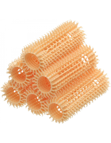 OLIVIA GARDEN NITE CURL Hair Rollers, Orange, Pack of 6, Ø2,5cm