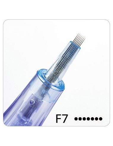 Needles for microneedling device A6 for micropigmentation, F7 (purple) (02.2025)