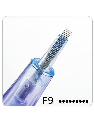 Needles for microneedling device A6 for micropigmentation, F9 (purple) (04.2025)