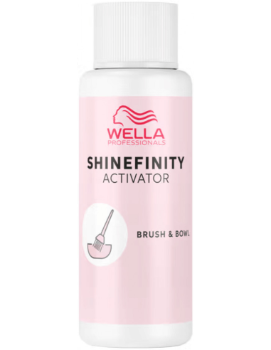 WELLA SHINEFINITY oxy 2% BRUSH & BOWL use 60ml