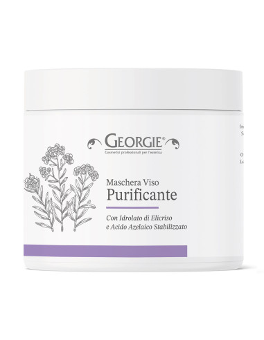 Purifying face mask with Helichrysum hydrolate and stabilized azelaic acid, 250ml