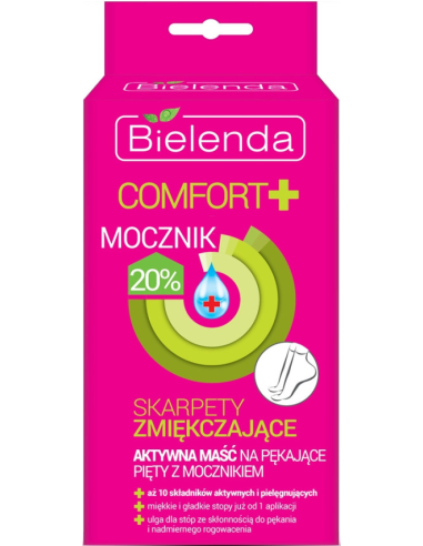 COMFORT+ Zeķītes pēdām, mīkstinošas, 20% Urea 2x6ml