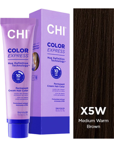 CHI COLOR EXPRESS X5W warm medium brown 89g