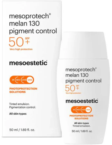 mesoprotech melan 130 pigment control / cолнцезащитная тональная эмульсия для контроля пигментации c SPF50+ 50мл