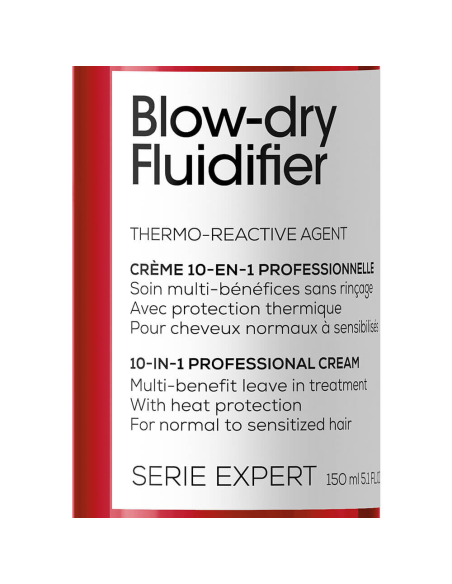 Blow-Dry Fluidifier 10in1 Термозащитный крем c эффектом "запоминания" формы укладки 150мл