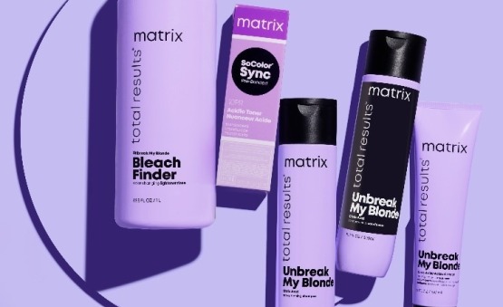 MATRIX Total Result new hair care line Unbreak My Blonde